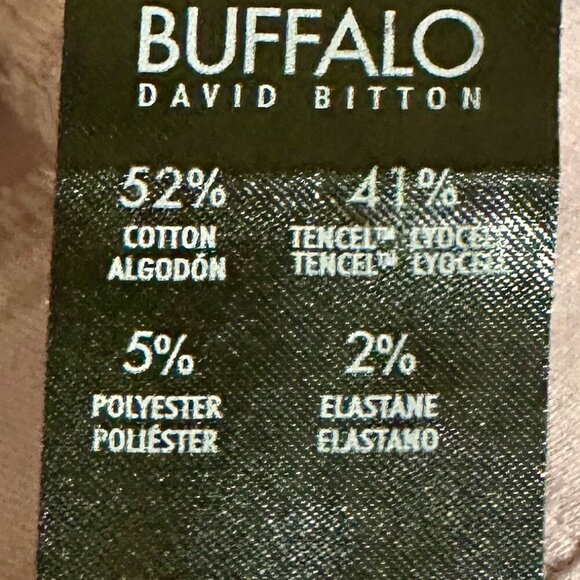 Buffalo David Bitton High-Rise Brigette Soft Stretch Crop Pants Women's Size 12 - Picture 9 of 14